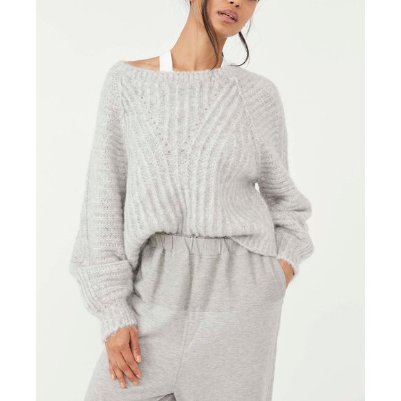 FREE PEOPLE Carter Pullover / Heather Grey - Picture 5 of 14
